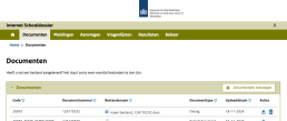 Documenten verwijderen ISD